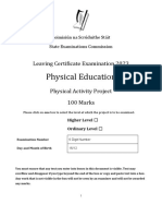 Physical Education Digital Coursework Completion Booklet 2023.odt