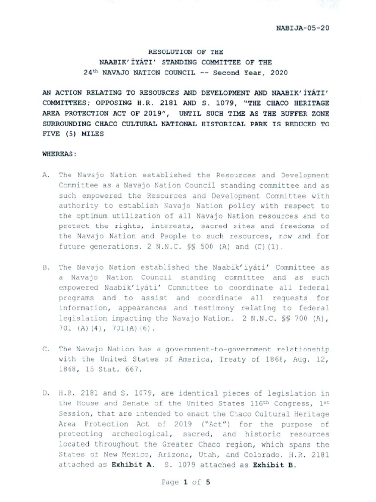 2020 navajo nation council resolution pdf