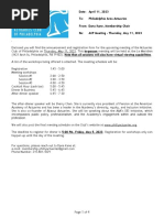 May 2023 Registration Sent