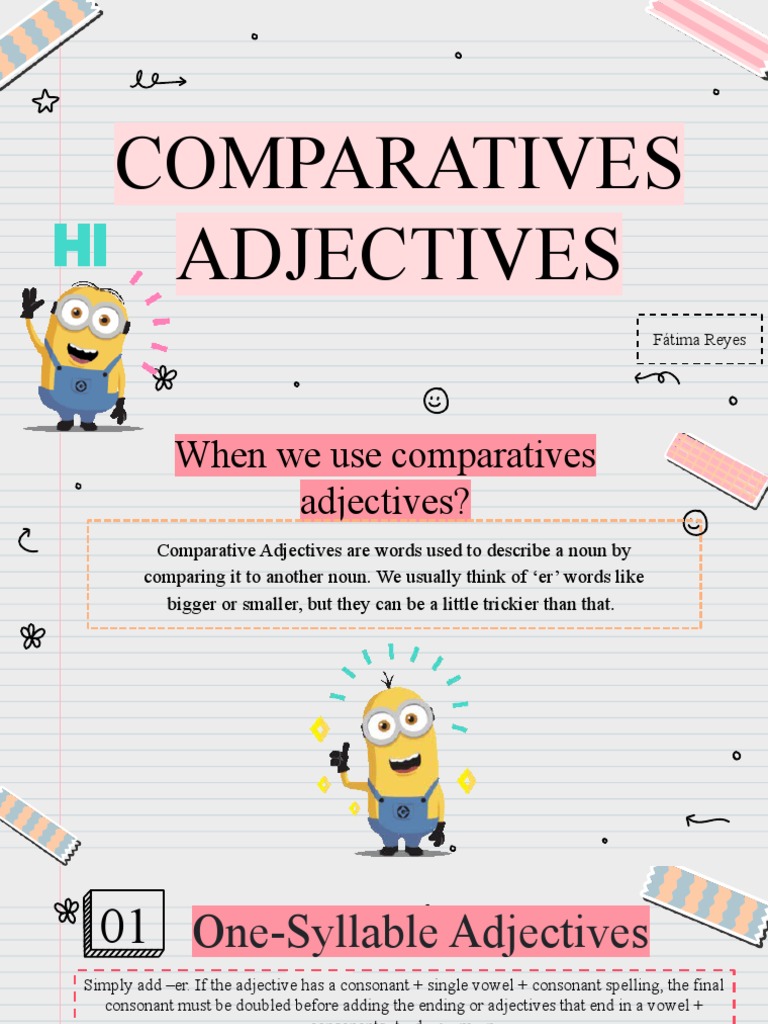 WHAT ARE COMPARATIVES visual data 4