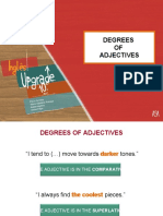 Degrees of Adjectives: Comparative, Superlative and Exceptions