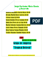 Tropical Refresh Informe 3