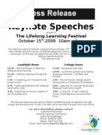 Lifelong Learning Festival
