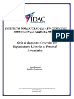 Guia Requisitos Licencia Al Personal Aeron Utico - 20 PDF