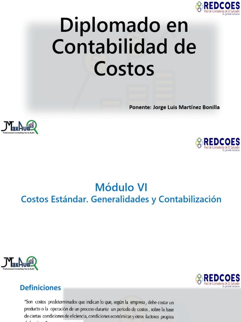Costos Estándar Pdf Pdf
