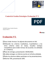 Evaluación N°2 de Control de Gestión Estratégico: Ventajas competitivas de Under Armour