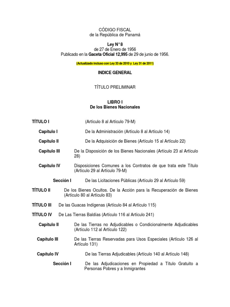 Codigo Fiscal PDF | PDF | Cónsul (representante) | Estado (política)