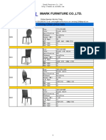 Chair Price Lists 