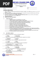 Q4 Summative Health 9