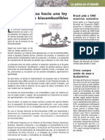 Ecuador avanza hacia ley fomento biocombustibles y Brasil pide OMC examinar subsidios EUA