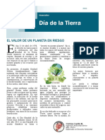 Newsletter Día de La Tierra PDF
