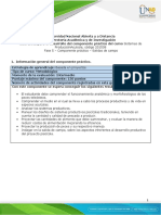 Guía para El Desarrollo Del Componente Práctico y Rúbrica de Evaluación - Unidad 3 - Fase 5 - Componente Práctico - Salidas de Campo