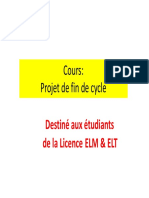 Cours Projet de Fin de Cycle 2023