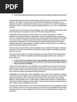Airlines case study