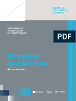 Cis Directivas Académicos Del Estudiante Pac 31 - 01 - 2023 PDF