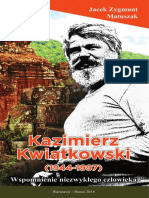 Kazimierz Kwiatkowski Wspomnienie Niezwyklego Czlowieka PDF