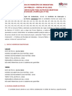 Edital de Retificação Nº 02 (Convocação para As Provas Objetivas) PDF