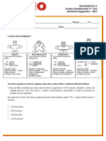 Diagnóstica Matemática (2) 4 Ano - 2023