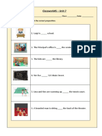 1° - Classwork#5 - Prepositions of Place PDF