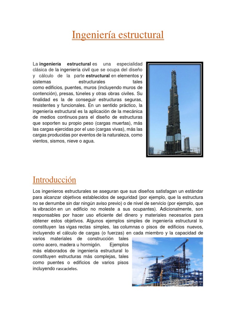 Ingeniería Estructural | PDF