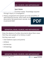 Definition, Issues, Sources, and Methodology