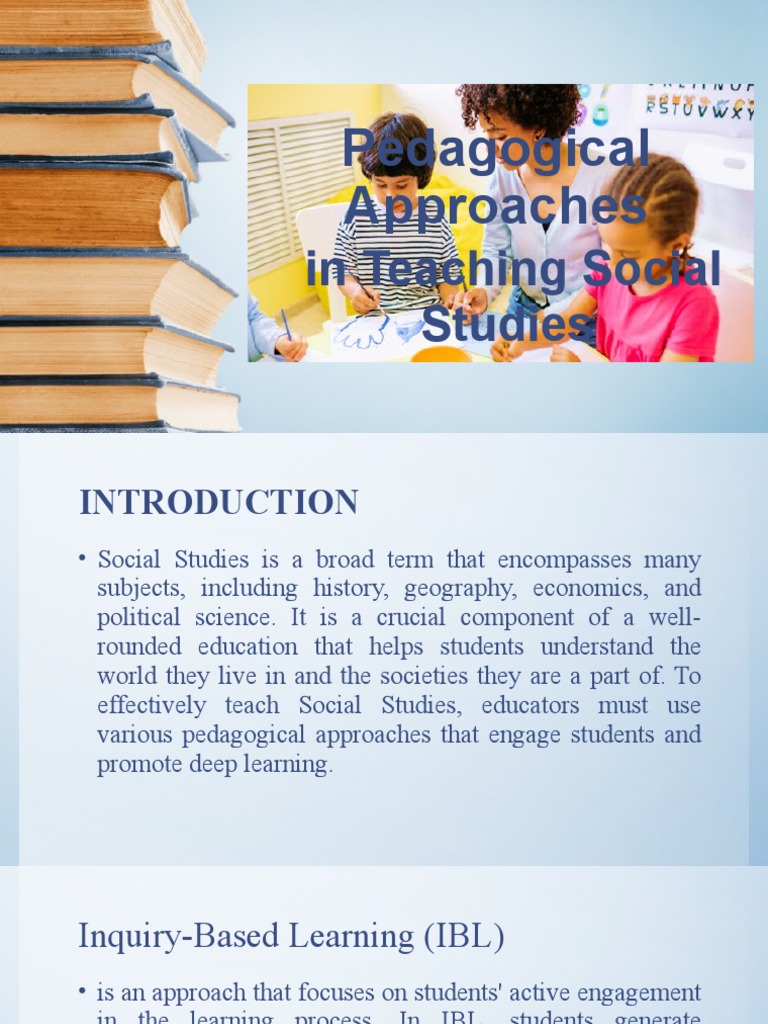 Pedagogical Approaches in Social Studies | PDF | Pedagogy | Change