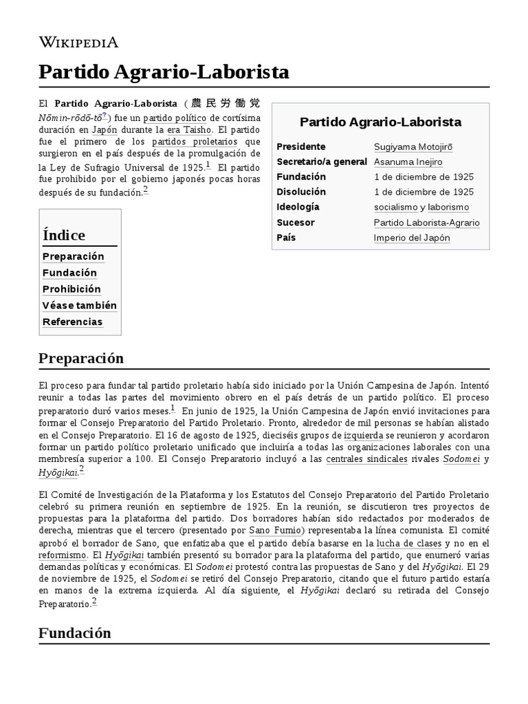 Partido AgrarioLaborista PDF
