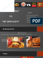 Burger King Vs McDonald S