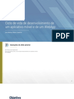 Aula 01 - Ciclo de Vida de Desenvolvimento de Um Aplicativo Móvel e de Um Webapp PDF
