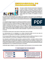 Lectura Sobre El Día Del Trabajo Liz Pichilingue PDF