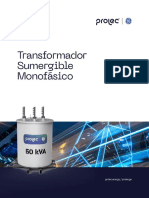 Transformador sumergible monofásico