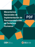 CIDHimplementación en Cada Estado de Recomendaciones Sobre Derechos Humanos 2023 PDF