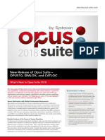Opus Suite Release 2018