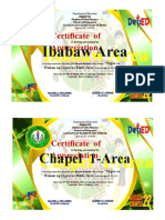 CERTIFICATES Brigada Eskwela