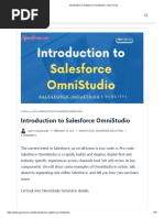 Introduction To Salesforce OmniStudio - Apex Hours