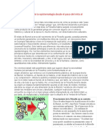 Nociones básicas de la epistemología desde el paso del mito al logos (1)