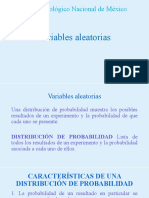 Variables aleatorias y distribuciones de probabilidad en Tecnológico Nacional de México