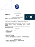 Lista Del Folder de Evidencias 2 Parcial PDF