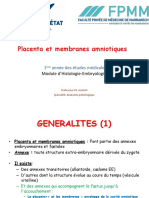 Chapitre 2.1 - Placenta Et Membranes Amniotiques PDF