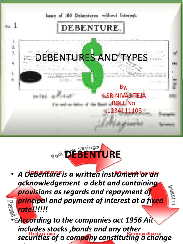 Types and Features of Debentures | PDF | Business