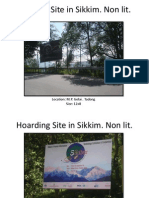 Hoarding Site in Sikkim