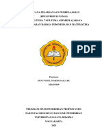 Rencana Pelaksanaan Pembelajaran Mandiri 1 - Devi Nurul Mahmudah - 221135149