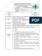 8.1.3.2. Sop Pemantauan Waktu Penyampaian Hasil Pemeriksaan Laboratorium Untuk Pasien Urgent