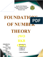 Foundations of Number Theory