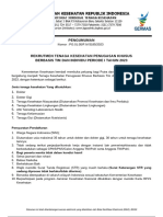 Surat Pengumuman Rekrutmen Penugasan Khusus Tim Dan Individu Periode I Tahun 2023 PDF