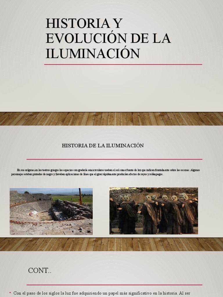 Evolución de la Iluminación Teatral | PDF