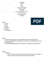 Lipid Lab Report Analysis