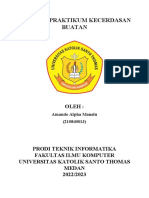 Laporan Praktikum Kecerdasan Buatan