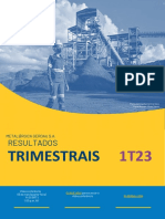 Press Release Do Resultado Da Metalúrgica Gerdau Do 1t23