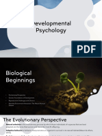 Developmental Psychology